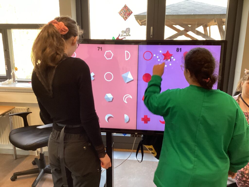 YetiCare activity screen in use at the Fabos Activity Center